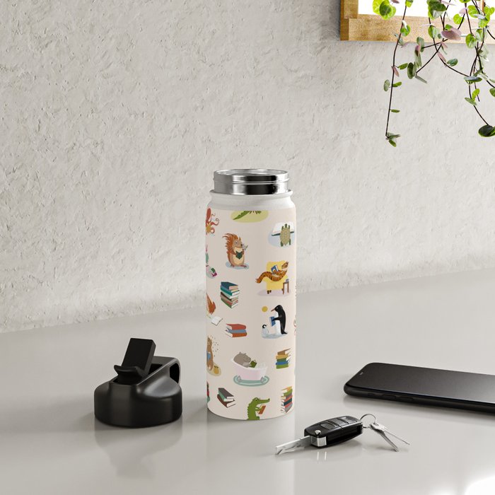 Animal Readers Water Bottle Gallery Image 4