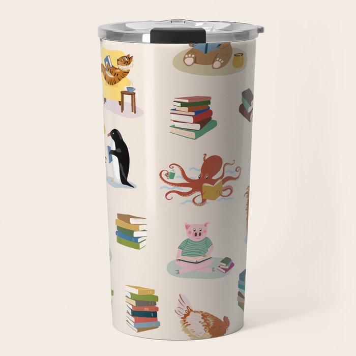 Animal Readers Travel Mug Gallery Image 1