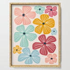 Frangipani flowers - bright Serving Tray Gallery Image 1