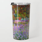 Claude Monet Irises In Monet's Garden At Giverny Travel Mug Gallery Image 3