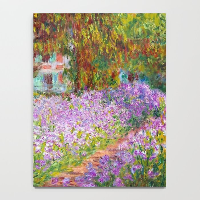 Claude Monet Irises In Monet's Garden At Giverny Notebook Gallery Image 4