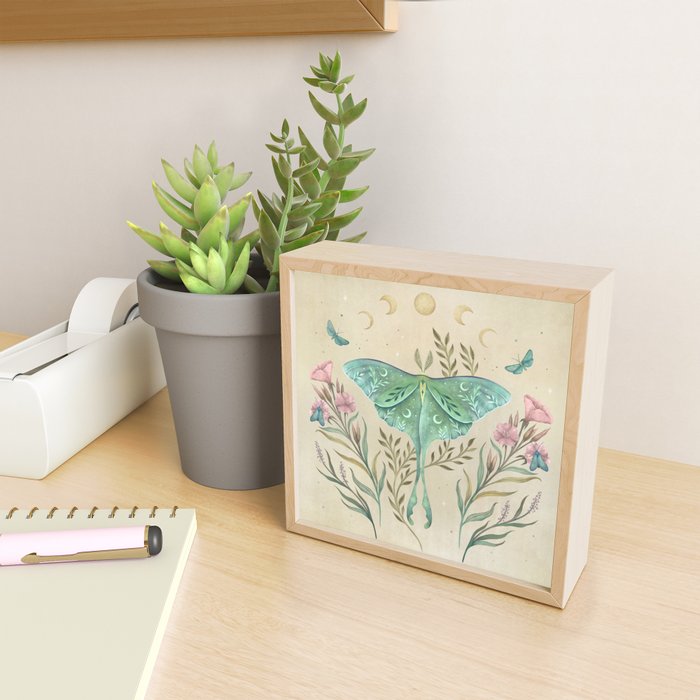 Luna and Forester - Oriental Vintage Mini Art Print Gallery Image 2