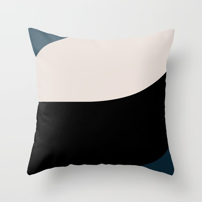 Almond Abstract XI Throw Pillow Gallery Image 6