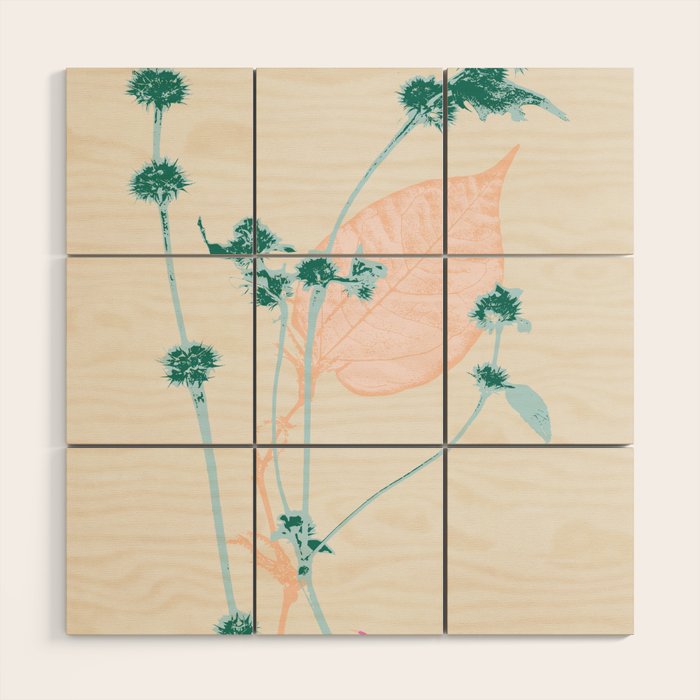 Plant based happyness Herb 1 still life Wood Wall Art Gallery Image 1