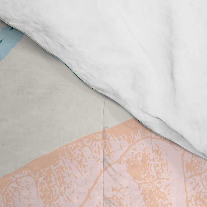 Plant based happyness Herb 1 still life Comforter Gallery Image 4