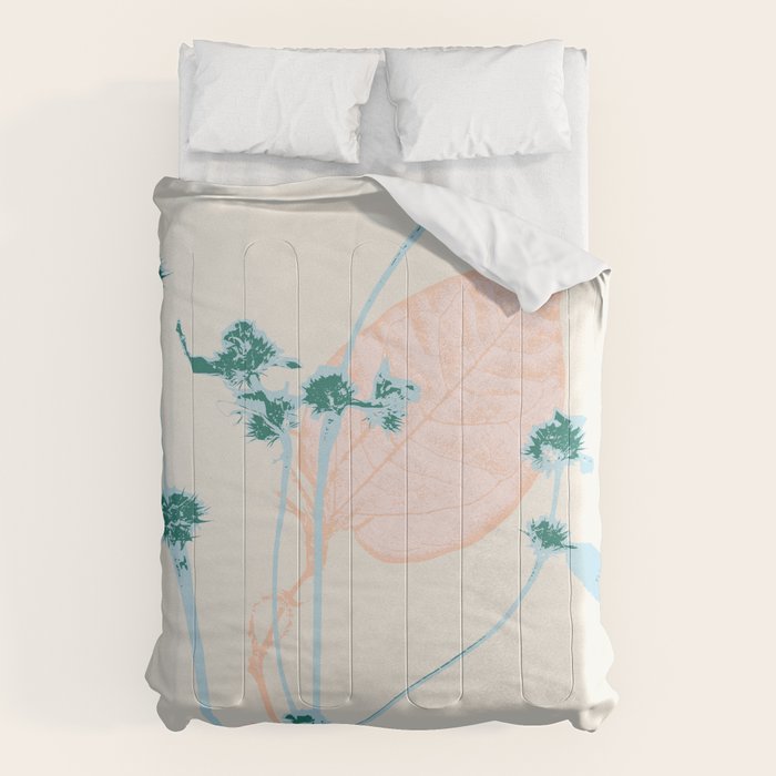 Plant based happyness Herb 1 still life Comforter Gallery Image 6