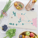 Plant based happyness Herb 1 still life Cutting Board Gallery Image 2