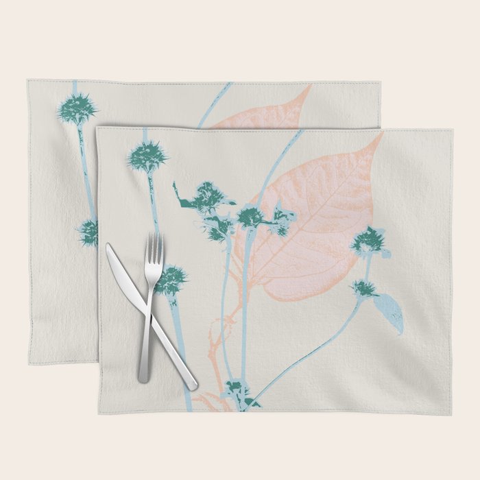 Plant based happyness Herb 1 still life Placemat Gallery Image 1