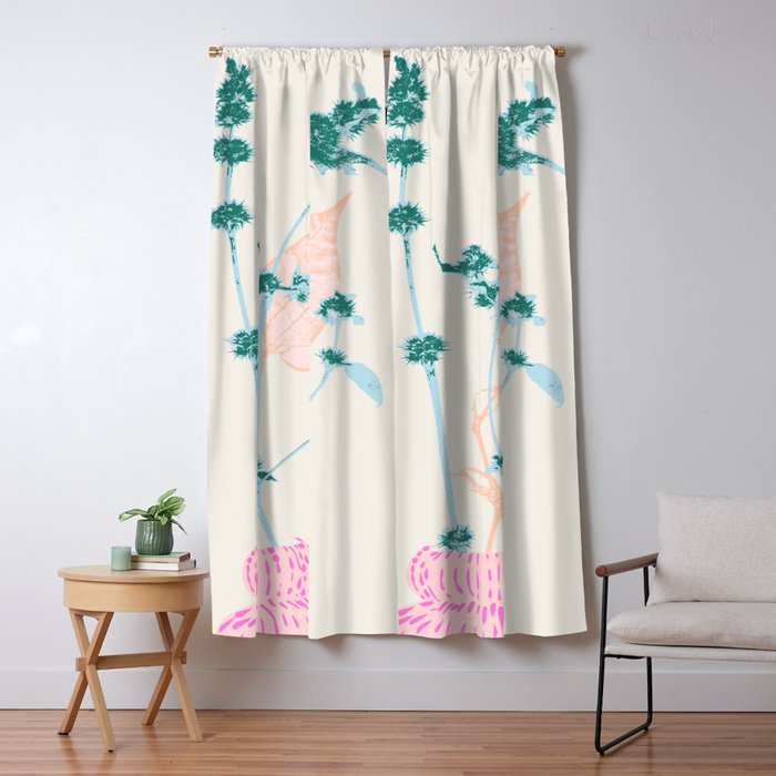 Plant based happyness Herb 1 still life Window Curtain Gallery Image 1