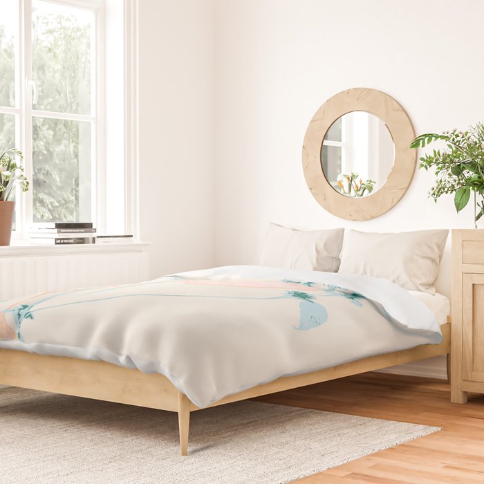 Plant based happyness Herb 1 still life Duvet Cover Gallery Image 2