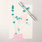 Plant based happyness Herb 1 still life Wrapping Paper Gallery Image 1