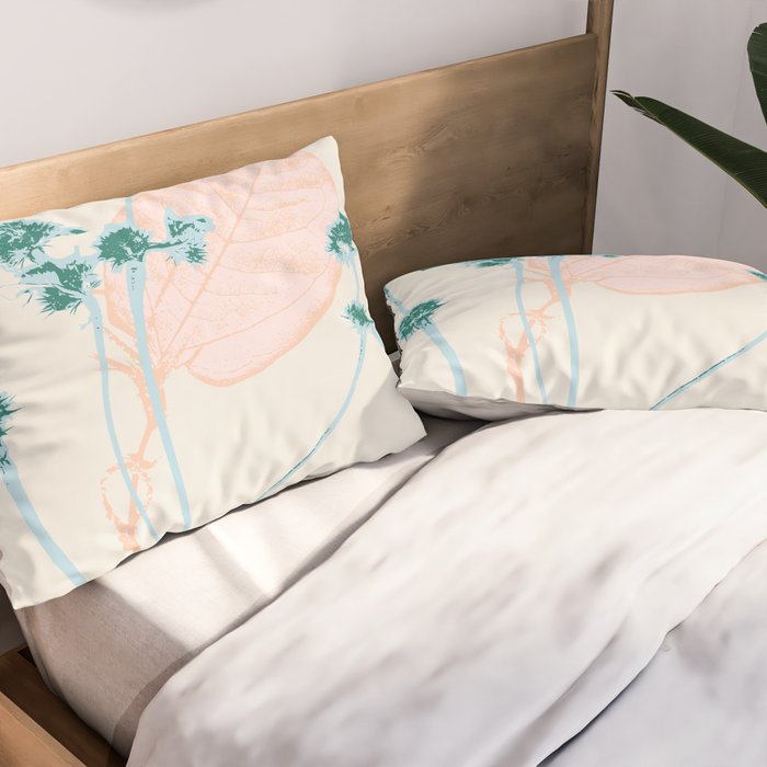 Plant based happyness Herb 1 still life Pillow Sham Gallery Image 2