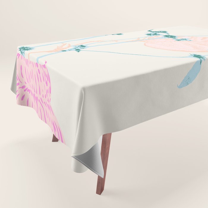 Plant based happyness Herb 1 still life Tablecloth Gallery Image 1