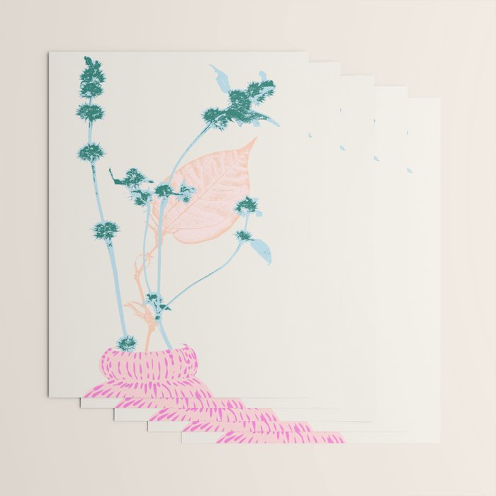 Plant based happyness Herb 1 still life Wrapping Paper Gallery Image 3