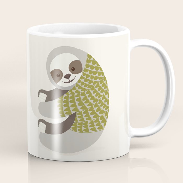 Whimsical Sloth Coffee Mug Gallery Image 1