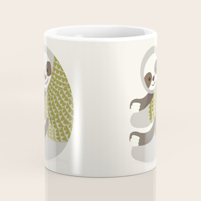 Whimsical Sloth Coffee Mug Gallery Image 4