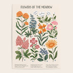 Flowers of the Meadow - beige Poster Gallery Image 4