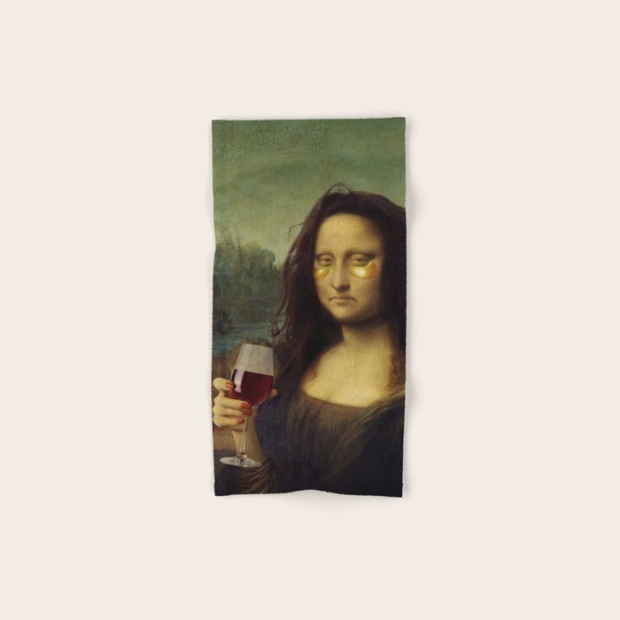 Drunk Lisa Bath Towel Gallery Image 1