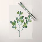 Eucalyptus Branch Wrapping Paper Gallery Image 1
