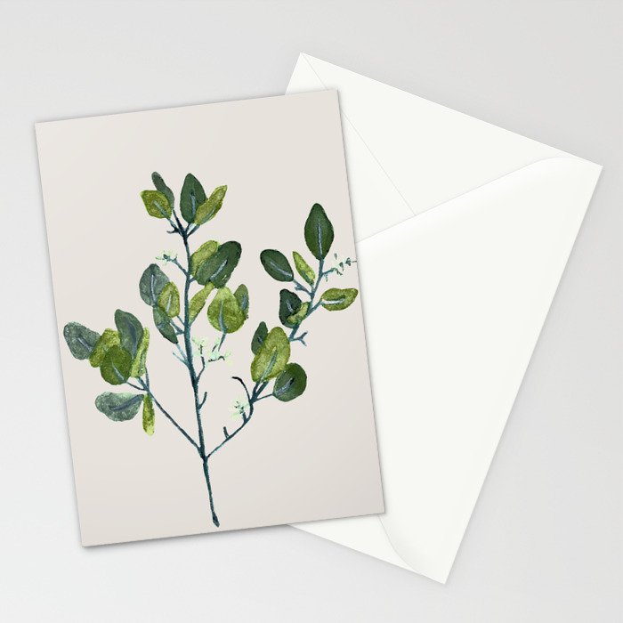 Eucalyptus Branch Stationery Card Gallery Image 2
