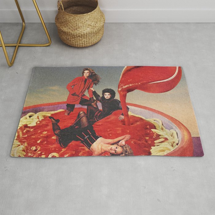 Mamma Mia - Spaghetti Tomato Sauce  Rug Gallery Image 1