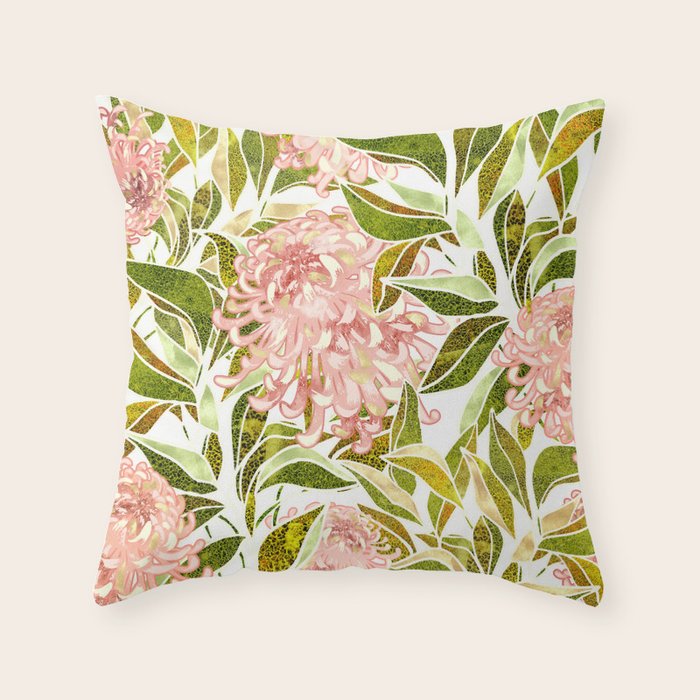 Spring Floral II Throw Pillow Gallery Image 6