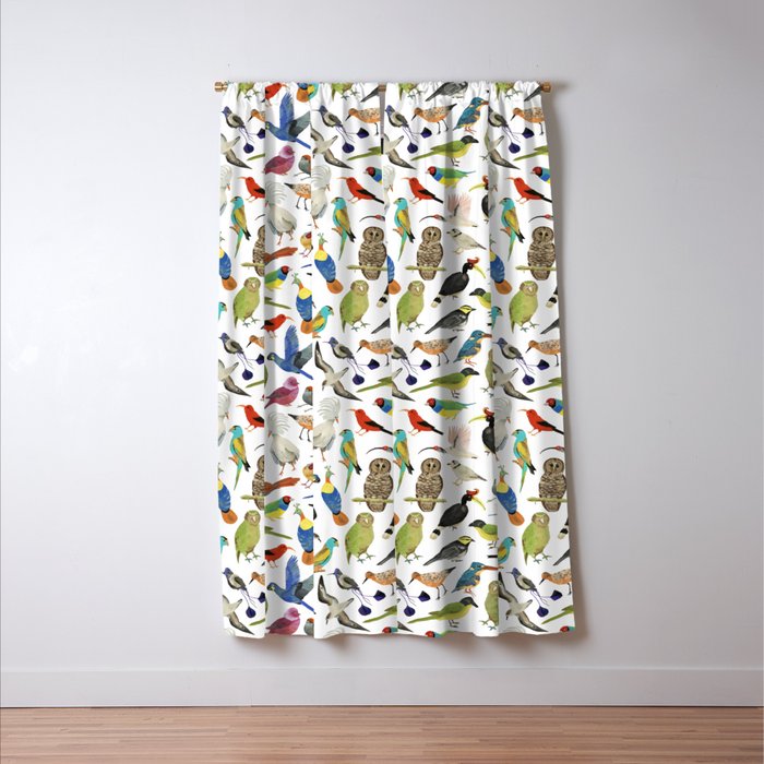 Endangered Birds Around the World Window Curtain Gallery Image 3