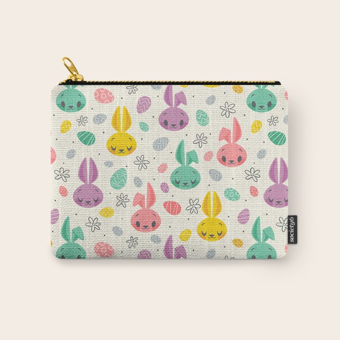 Easter Bunnies Carry All Pouch Gallery Image 1