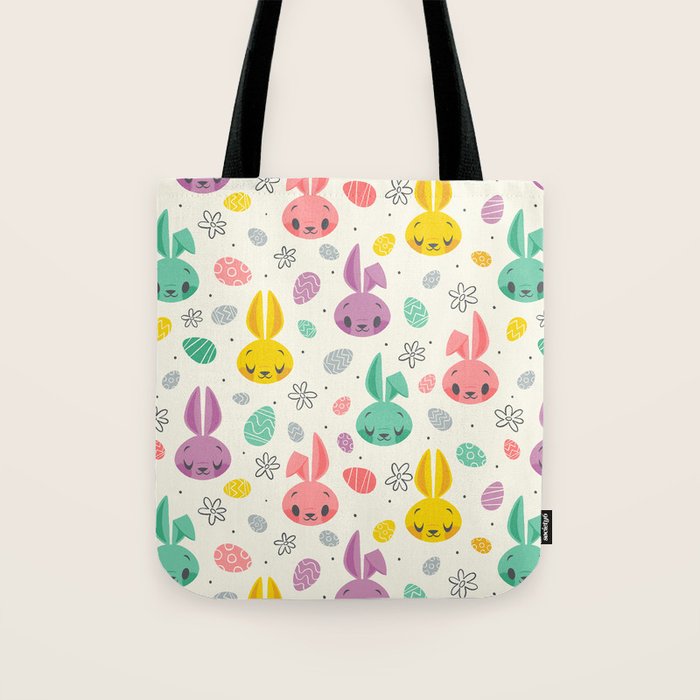 Easter Bunnies Tote Bag Gallery Image 1