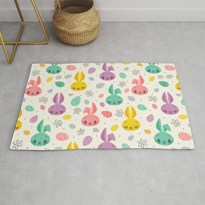 Easter Bunnies Rug Gallery Image 1