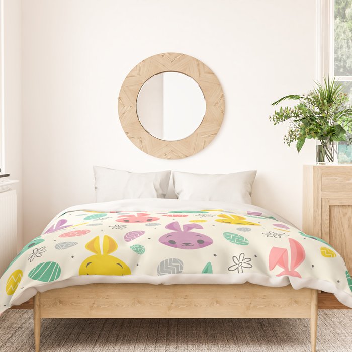 Easter Bunnies Duvet Cover Gallery Image 3