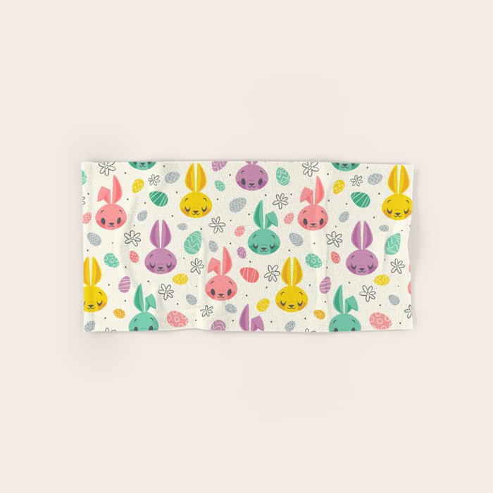 Easter Bunnies Bath Towel Gallery Image 1
