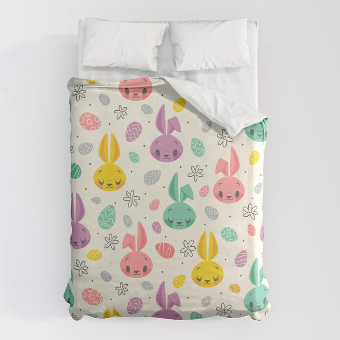 Easter Bunnies Duvet Cover Gallery Image 1
