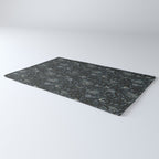 Mysterious Garden - midnight blue Rug Gallery Image 3