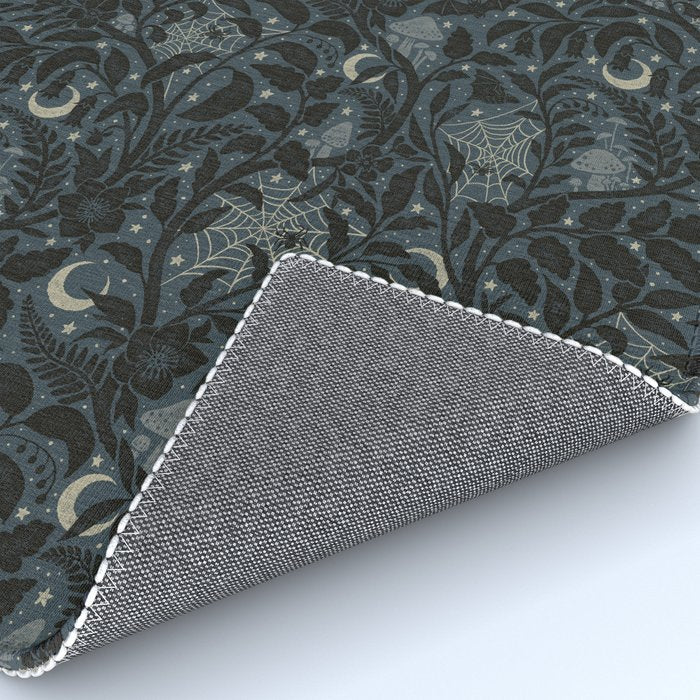 Mysterious Garden - midnight blue Rug Gallery Image 4