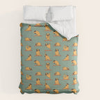 Pug Yoga Comforter Gallery Image 6