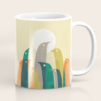 Wild birds at the beach Coffee Mug Gallery Image 1