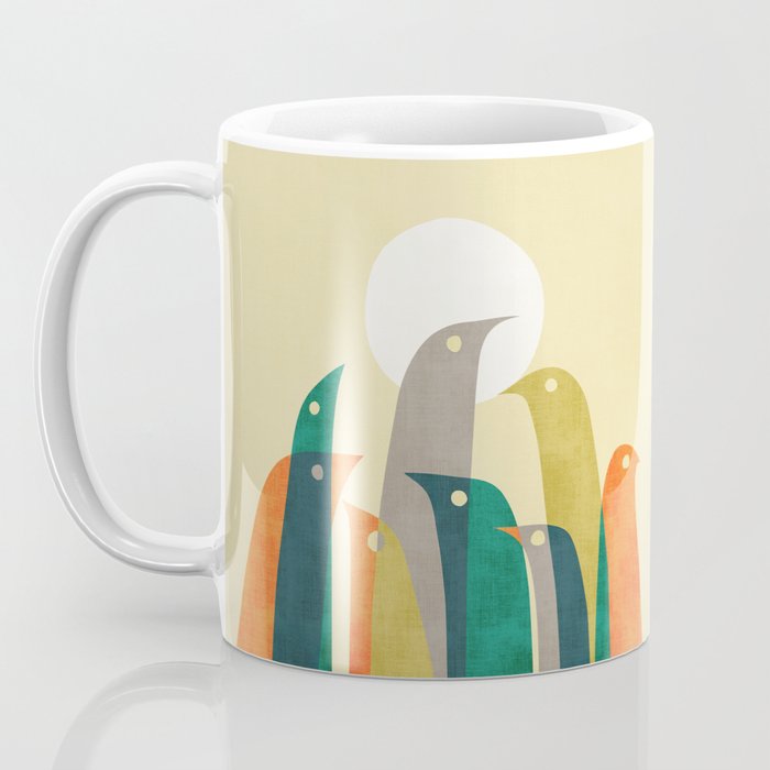 Wild birds at the beach Coffee Mug Gallery Image 3