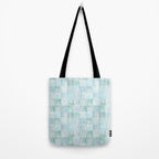 Sea Glass Tiles Watercolor Tote Bag Gallery Image 2