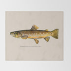The Brown Trout Throw Blanket Gallery Image 2