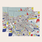 New Orleans, Louisiana City Map - Mondrian Placemat Gallery Image 1