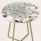 New Orleans, Louisiana City Map - Mondrian Side Table Gallery Image 2