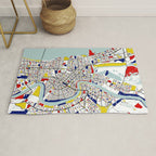 New Orleans, Louisiana City Map - Mondrian Rug Gallery Image 1