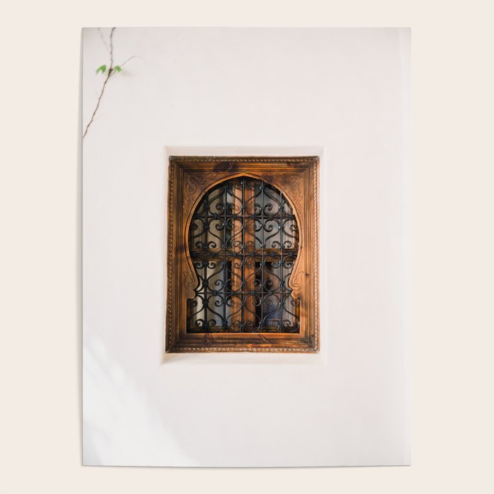 Arabic Moroccan window in Cordoba Spain | Fine art photography print Poster Gallery Image 1