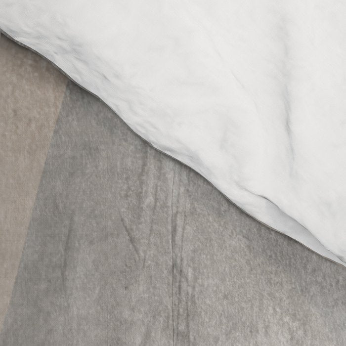 Serene Foliage Earthy Minimalist Botanical Art Peach Beige Grey Comforter Gallery Image 4