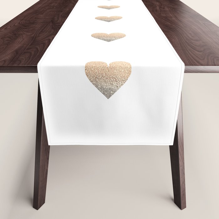 GOLD HEART Table Runner Gallery Image 1