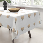 GOLD HEART Tablecloth Gallery Image 3