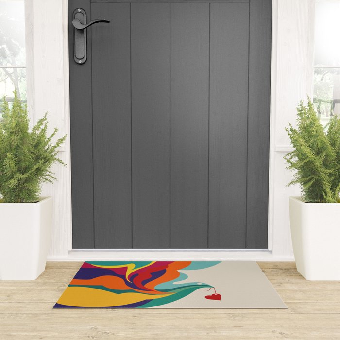 Love Message Welcome Mat Gallery Image 3