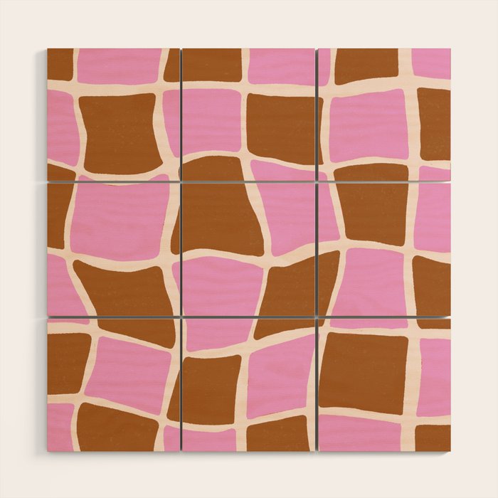 Disco Ripple Wood Wall Art Gallery Image 1