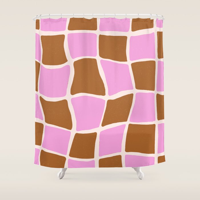 Disco Ripple Shower Curtain Gallery Image 1